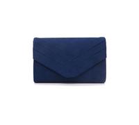 CORIOS Borsetta da Sera da Donna Velluto Clutch Pochette Piccolo con Catena Borsa Sposa Elegante Borsa a Tracolla Retro Borsa a Spalla Borse Messenger per Cocktail Festa Cerimonia Ballo Blu