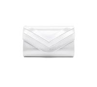 CORIOS Borsetta da Sera da Donna Velluto Clutch Pochette Piccolo con Catena Borsa Sposa Elegante Borsa a Tracolla Retro Borsa a Spalla Borse Messenger per Cocktail Festa Cerimonia Ballo Argento