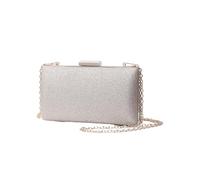 CORIOS Borsetta da Sera Donna Paillettes Clutch Bling con Catena - Pochette Piccola Elegante per Sposa, Cocktail, Festa, Ballo, Cerimonia - Tracolla Champagne