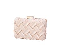 CORIOS Borsetta da Sera Donna Pochette Piccolo con Catena Elegante Borsa a Spalla Borsa Sposa Lussuoso Borsa a Tracolla Retro Clutch Borse Messenger per Cocktail Festa Cerimonia Ballo Albicocca