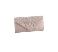 CORIOS Borsetta da Sera Donna Strass Clutch Pochette Piccolo con Catena Elegante Borse Messenger Borsa Cerimonia Borsa Sposa Bling Borsa a Tracolla per Cocktail Festa Cerimonia Ballo Albicocca