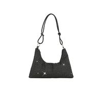 CORIOS Borsetta da Sera Donna Strass Pochette Borsa Scintillante Borsa a Tracolla Elegante Borsa a Mano Borsa a Spalla Glitterata Clutch per Cocktail Festa Ballo Cerimonia Nero