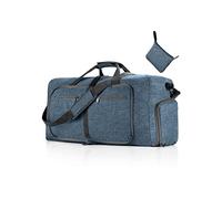 CORIOS Borsone da Viaggio Uomo/Donna 115L Pieghevole Borsa Sportiva Grande Bagaglio a Mano con Scomparto Scarpe Borsone Palestra Ultra-Leggero Piscina Palestra Weekender Pernottamento Blu