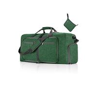 CORIOS Borsone da Viaggio Uomo/Donna 115L Pieghevole Borsa Sportiva Grande Bagaglio a Mano con Scomparto Scarpe Borsone Palestra Ultra-Leggero Piscina Palestra Weekender Pernottamento Verde Scuro