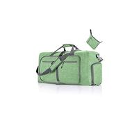 CORIOS Borsone da Viaggio Uomo/Donna 65L Pieghevole Borsa Sportiva Grande Bagaglio a Mano con Scomparto Scarpe Borsone Palestra Ultra-Leggero Piscina Palestra Weekender Pernottamento Verde Chiaro