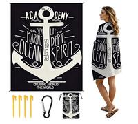 CORIOS Coperta da Spiaggia Impermeabile Anti Sabbia Tappetino da Spiaggia Sottile 4 Angoli di Fissaggio Anti Sabbia Portatile Coperta da Picnic per Spiaggia Picnic Escursionismo Campeggio STD-001-47