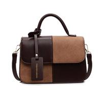 CORIOS Elegante Borsa a Mano da Donna Borsa a Spalla a Tracolla con Design Patchwork PU Pelle Borse Messenger Crossbody Tote con Cinturino Rimovibile e Regolabile per Viaggio Lavoro Shopping Caffè L