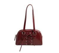 CORIOS Elegante Borsa a Mano da Donna PU Pelle Borsa a Spalla Impermeabile Borsa a Tracolla Piccolo Borsa per la Spesa Borsa Ascellare Moda Viaggio Lavoro Shopping Borsa Tote Rosso