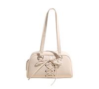 CORIOS Elegante Borsa a Mano da Donna PU Pelle Borsa a Spalla Impermeabile Borsa a Tracolla Piccolo Borsa per la Spesa Borsa Ascellare Moda Viaggio Lavoro Shopping Borsa Tote Beige
