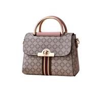 CORIOS Elegante Borsa a Mano da Donna PU Pelle Impermeabile Borsa a Tracolla a Spalla Piccolo Borsa Ascellare Moda Borse Messenger Viaggio Shopping Lavoro Tote Rosa