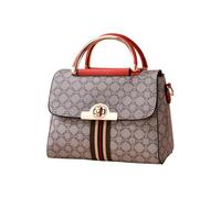 CORIOS Elegante Borsa a Mano da Donna PU Pelle Impermeabile Borsa a Tracolla a Spalla Piccolo Borsa Ascellare Moda Borse Messenger Viaggio Shopping Lavoro Tote Rosso