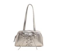CORIOS Elegante Borsa a Mano da Donna PU Pelle Impermeabile Spalla Piccola per la Spesa Ascellare Moda Viaggio Lavoro Shopping Tote Argento