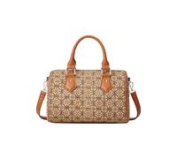 CORIOS Elegante Borsa Boston da donna Stile Boho Borse a Spalla a Tracolla Borse a Mano con Fantasia Etnica Borse Messenger in Sughero Retro Tote per Quotidiano Viaggi Lavoro Shopping Matcha