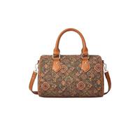 CORIOS Elegante Borsa Boston da donna Stile Boho Borse a Spalla a Tracolla Borse a Mano con Fantasia Etnica Borse Messenger in Sughero Retro Tote per Quotidiano Viaggi Lavoro Shopping Caffè