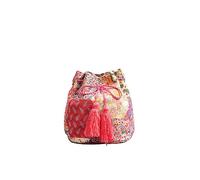 CORIOS Etnico Stile Borse Tote Bohemien Borsa a Mano Borse a Tracolla in Tela Donna Borse a Spalla con Nappe Coulisse Borsa Spiaggia Retro Borse Secchiello Borse Messenger Multicolore B
