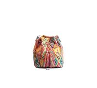 CORIOS Etnico Stile Borse Tote Bohemien Borsa a Mano Borse a Tracolla in Tela Donna Borse a Spalla con Nappe Coulisse Borsa Spiaggia Retro Borse Secchiello Borse Messenger Multicolore D