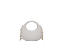 CORIOS Mini Borsetta da Sera da Donna Borsa a Spalla Clutch in Acrilico Pochette Piccolo con Catena Mode Borsa a Tracolla per Cerimonia Ballo Cocktail Festa Bianco