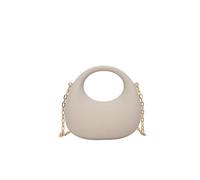 CORIOS Mini Borsetta da Sera da Donna Borsa a Spalla Clutch in Acrilico Pochette Piccolo con Catena Mode Borsa a Tracolla per Cerimonia Ballo Cocktail Festa Beige
