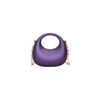 CORIOS Mini Borsetta da Sera da Donna Borsa a Spalla Clutch in Acrilico Pochette Piccolo con Catena Mode Borsa a Tracolla per Cerimonia Ballo Cocktail Festa Viola