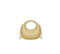 CORIOS Mini Borsetta da Sera da Donna Borsa a Spalla Clutch in Acrilico Pochette Piccolo con Catena Mode Borsa a Tracolla per Cerimonia Ballo Cocktail Festa Giallo