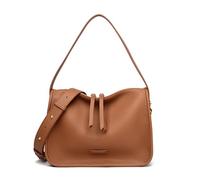 CORIOS Moda Borsa a Mano PU Pelle Borsa a Tracolla Impermeabile Borsa a Spalla Media Capacità Borse Messenger da Donna Elegante Borsa Ascellare Viaggio Shopping Lavoro Borse Tote Marrone Giallastro
