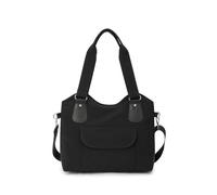CORIOS Nylon Borsa a Spalla da Donna Impermeabile Borsa a Mano Casuale Borsa a Tracolla Leggero Borse Tote Multifunzionale Borse Messenger per Viaggi Lavoro Shopping Uso Quotidiano Nero