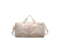CORIOS Nylon Borsa Sportiva Borsone da Viaggio Donna/Uomo Grande Weekender Pernottamento Bagaglio a Mano Borsone Palestra con Scomparto Scarpe & Tasca di Separazione Bagnata e Asciutta Bianco Sporco