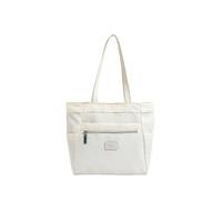 CORIOS Nylon Borse a Spalla Impermeabile Borsa a Mano da Donna Casuale Borsa a Tracolla Multifunzionale Borsa Tote Lavoro Shopping Viaggi Uso Quotidiano Borsa Ascellare Beige