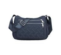 CORIOS Nylon Borse a Tracolla da Donna Ultraleggero Borse a Spalla Borsa a Mano con Tracolla Regolabile Borse Messenger con Tasche Multiple Tote in Trapuntato per Lavoro Viaggio Shopping Blu Zaffiro
