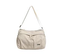 CORIOS Oxford Borse Messenger da Donna Impermeabile Casuale Borsa a Spalla a Tracolla Multifunzionale Borsa a Mano Viaggi Shopping Lavoro Uso Quotidiano Tote Beige