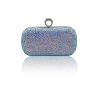 CORIOS Paillettes Clutch da Donna Borsetta da Sera Pochette Piccolo con Catena Elegante Borsa a Spalla Borsa Sposa Gorgeous Borsa a Tracolla Borse Messenger per Cerimonia Ballo Festa Cocktail Blu