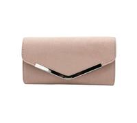 CORIOS Pochette da Donna Clutch con Paillettes Borsetta da Sera Pochette Piccolo con Catena Borsa Sposa Bling Elegante Borsa a Tracolla a Spalla per Cerimonia Festa Ballo Cocktail Albicocca