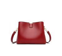 CORIOS PU Pelle Borse Messenger da Donna Elegante Borsa a Tracolla Retro Borsa a Spalla Impermeabile Borsa a Mano Piccolo Borsa Ascellare Viaggio Shopping Lavoro Borse Tote Rosso Vino