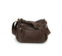 CORIOS Retro Borse Messenger da Donna PU Pelle Borsa a Spalla a Tracolla Borsa a Mano con Molte Tasche Tote con Cinturino Regolabile per Lavoro Shopping Viaggi Uso Quotidiano Caffè