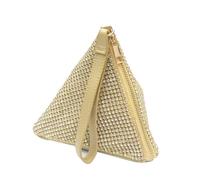 CORIOS Strass Clutch da Donna Borsetta da Sera Pochette Piccolo con Catena Borsa Scintillante Formale Borsa a Spalla Elegante Cocktail Festa Cerimonia Ballo Borsa a Tracolla Oro