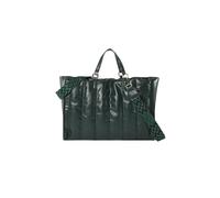 CORIOS Trapuntata Donna Borsa a Mano in Cotone Leggero - Tracolla e Spalla Pelli PU - Grande Tote Messenger per la Spesa Moda Verde