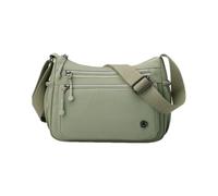 CORIOS Ultraleggero Borse a Tracolla da Donna Borse a Spalla con Tracolla Larga Regolabile Borsa a Mano con Tasche Multiple Nylon Borse Messenger Lavoro Viaggio Shopping Tote Verde