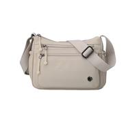 CORIOS Ultraleggero Borse a Tracolla da Donna Borse a Spalla con Tracolla Larga Regolabile Borsa a Mano con Tasche Multiple Nylon Borse Messenger Lavoro Viaggio Shopping Tote Bianco Crema