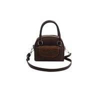 CORIOS Velluto Borsa a Mano da Donna Borsa a Spalla in Lana di Agnello Piccolo Borsa a Tracolla Morbido Peluche Borsa per la Spesa Retro Borse Messenger Leggero Borsa Tote Caffè