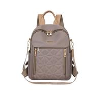CORIOS Zaino con Trapuntato da Donna Convertibile Borse a Mano a Tracolla a Spalla Borsa da Scuola Zaini in Oxford Moda Daypacks Zainetto per Giorno Viaggio Lavoro e Idea Regalo Cachi