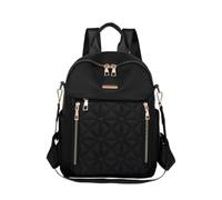 CORIOS Zaino con Trapuntato da Donna Convertibile Borse a Mano a Tracolla a Spalla Borsa da Scuola Zaini in Oxford Moda Daypacks Zainetto per Giorno Viaggio Lavoro e Idea Regalo Nero