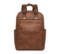 CORIOS Zaino Porta PC Donna 15,6 Pollici Zaino per Computer Portatile Zaini Multifunzione Computer Capiente Borsa da Scuola Convertibile Retro Zainetto per Lavoro Affari Ufficio Marrone Bicolore