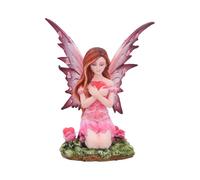 Nemesis Now Corissa - Statuetta in resina, 17 cm, colore: rosa, fata, stile gotico, in resina dipinta a mano