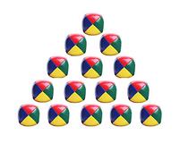 Coriver 15Pcs Set di Palline da giocoliere, Palline da Lancio per Bambini Giochi da Circo Clown Palline da giocoliere Colorate per Adulti Bambini Principianti all'aperto con Custodia