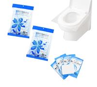 Coriver Coprisedili USA e Getta da 100 Pezzi, Confezione Singola Coprisedile Antibatterico Portatile Coprivaso Antiscivolo per Bambini Ospedale da Viaggio in Gravidanza Hotel Tascabile