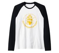 Corjesu Sacro Cuore Gesù Cristiana Devozione Preghiera Maglia con Maniche Raglan