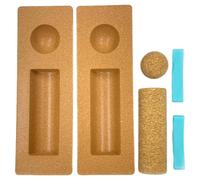 Cork Balance Board 4 In 1, Set per Rinforzare I Piedi e Stabilizzare Le Cav5429