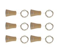 Cork Lights For Wine Bottles, 6Pcs Waterproof DIY Fairy String Lights