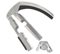Cork Opener, Champagne Bottle Opener, 1.57x5.51 Inches Stopper Puller, Comfortable Handle, Stainless Steel Compact Tool, Sleek Silver Finish, Ideal for Home, Party, and Bartender
