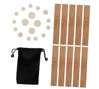 Cork Sheet per Clarinetto, Set di Riparazione Strumento | Tonalità Coffee, Legno e Sheep Casing, Neck Joint Cork, Tenuta ed Elasticità per Interventi di Ricambio